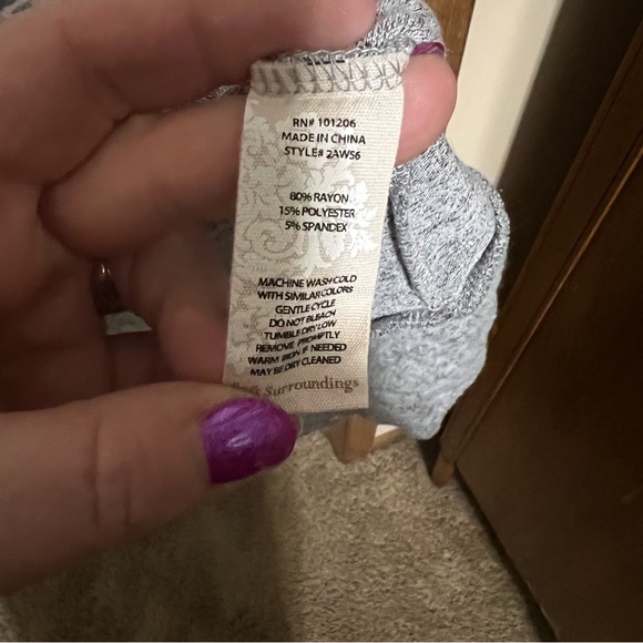 Soft Surroundings Easy Living Soft Plush Dress Size M - Picture 4 of 6